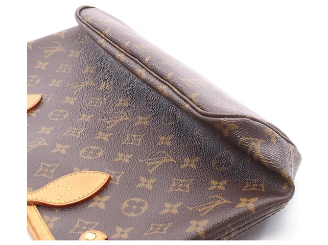Borsa Tote Louis Vuitton Neverfull PM Marrone - vista 8