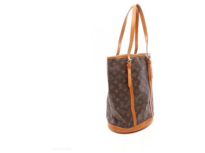 Borsa a tracolla Louis Vuitton Monogram Bucket GM Marrone - vista 2