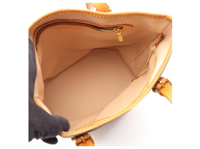 Borsa a tracolla Louis Vuitton Monogram Bucket GM Marrone - vista 3