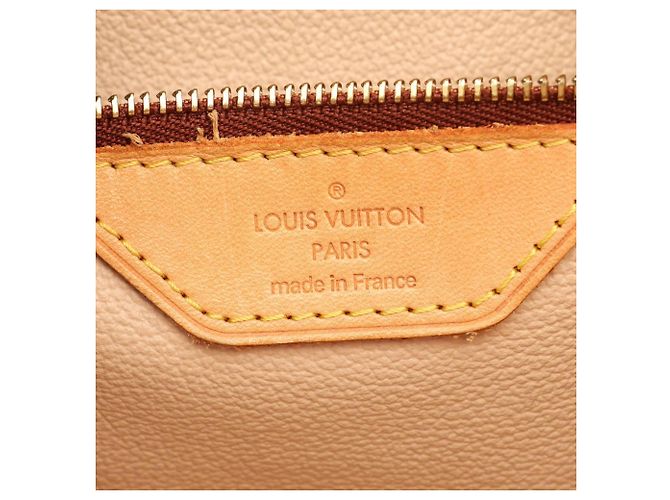 Borsa a tracolla Louis Vuitton Monogram Bucket GM Marrone - vista 4