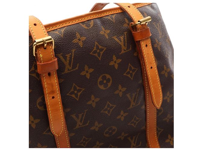 Borsa a tracolla Louis Vuitton Monogram Bucket GM Marrone - vista 7