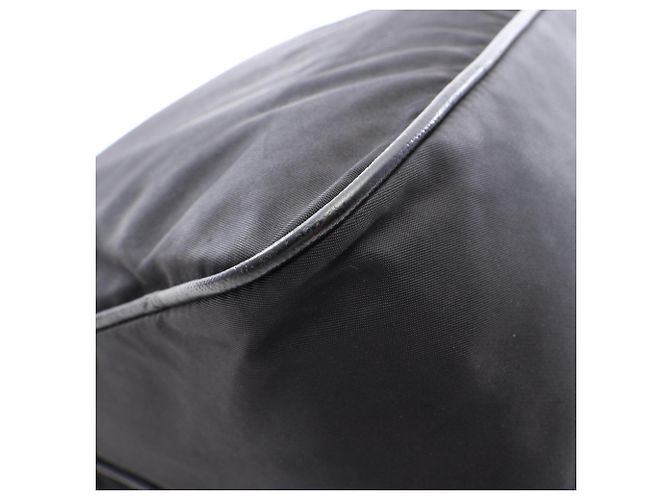 Saffiano Bolso de Hombro Prada Triangle Plate Negro - vista 5