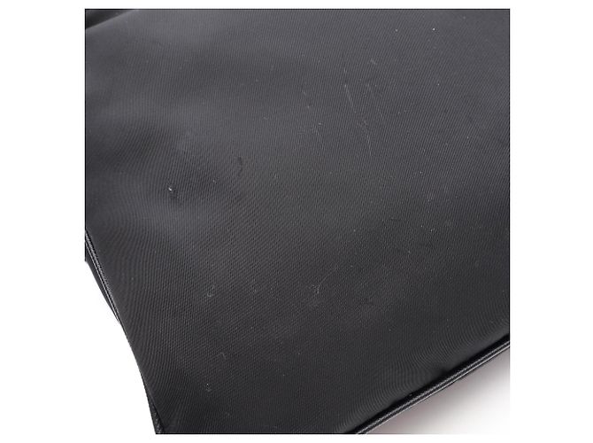 Saffiano Prada Triangle Plate Schultertasche Schwarz - Ansicht 7