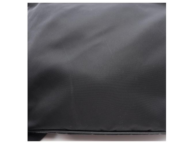 Saffiano Prada Triangle Plate Schultertasche Schwarz - Ansicht 9