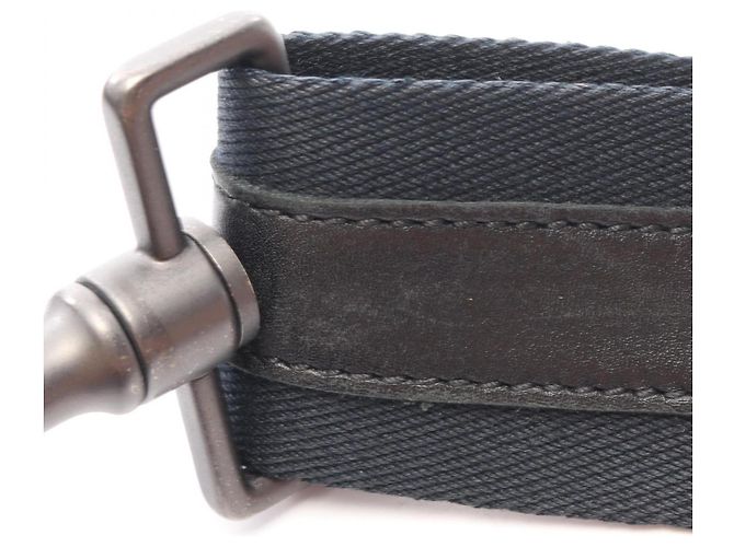 Borsa a Spalla Bottega Veneta Intrecciato Nero Blu navy - vista 11