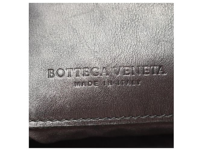 Borsa a Spalla Bottega Veneta Intrecciato Nero Blu navy - vista 4