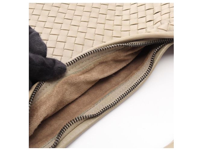 Borsa a tracolla in pelle Intrecciato Bottega Veneta Beige - vista 11