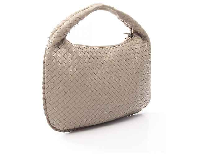 Borsa a tracolla in pelle Intrecciato Bottega Veneta Beige - vista 2
