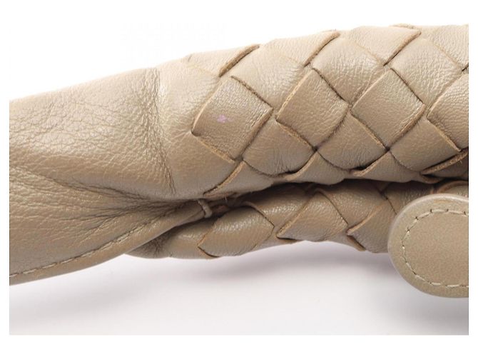 Borsa a tracolla in pelle Intrecciato Bottega Veneta Beige - vista 8