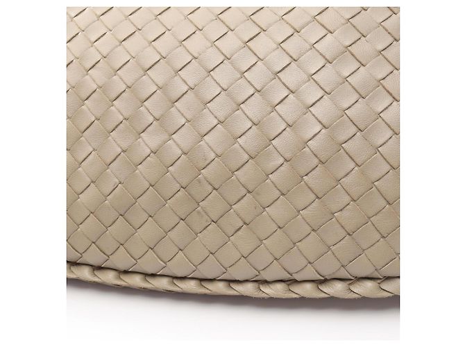 Borsa a tracolla in pelle Intrecciato Bottega Veneta Beige - vista 9