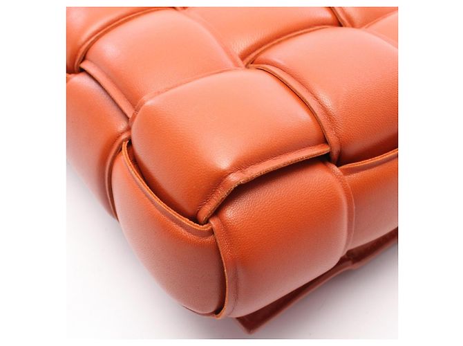Borsa a Spalla The Chain Cassette Bottega Veneta Arancione - vista 6