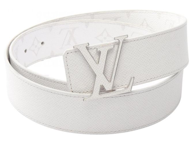 Louis Vuitton LV Initials 40mm Reversibler Gürtel Weiß - Ansicht 5