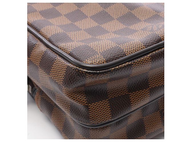 Borsa a tracolla Louis Vuitton Amazon Damier Savannah Chapman Brothers Marrone Nero Multicolore - vista 6