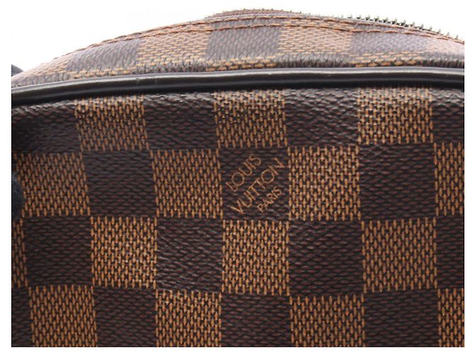 Borsa a tracolla Louis Vuitton Amazon Damier Savannah Chapman Brothers Marrone Nero Multicolore - vista 9