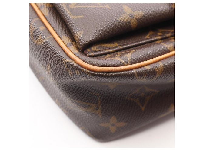 Borsa a Spalla Louis Vuitton Vivacite PM Marrone - vue 7