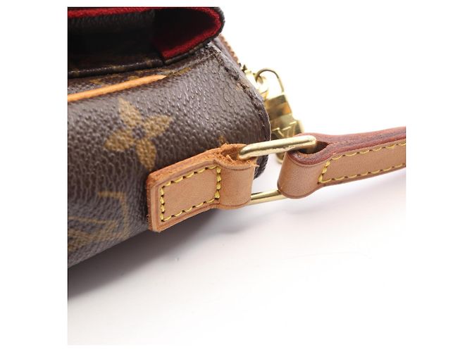 Borsa a Spalla Louis Vuitton Vivacite PM Marrone - vue 9