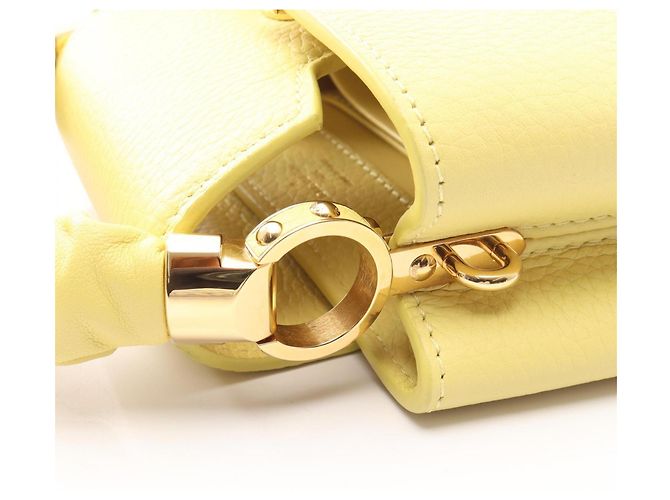 Borsa Louis Vuitton Capucines Mini Chouchou Giallo - vista 6