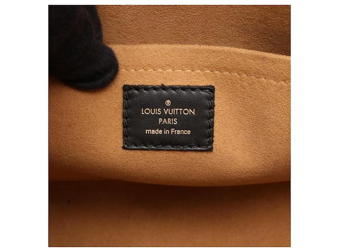 Borsa Louis Vuitton On My Side MM Monogram Noir Marrone Nero - vista 4