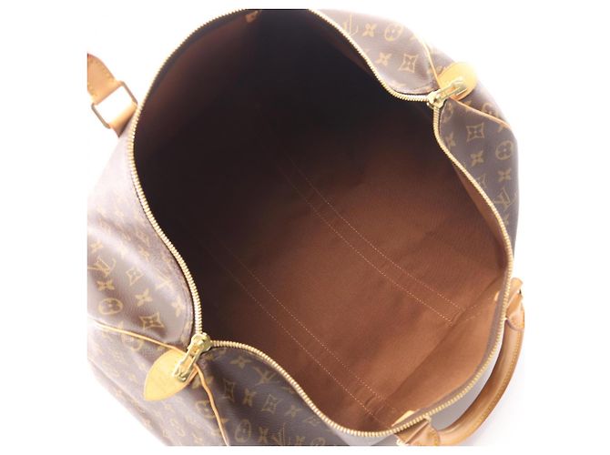 Borsa Boston Louis Vuitton Keepall 50 Marrone - vista 3