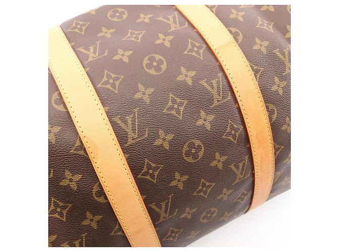 Borsa Boston Louis Vuitton Keepall 50 Marrone - vista 7