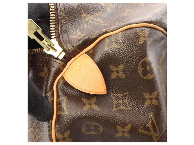 Borsa Boston Louis Vuitton Keepall 55 Marrone - vista 11