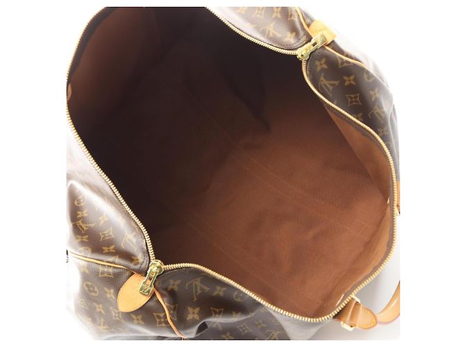 Borsa Boston Louis Vuitton Keepall 55 Marrone - vista 3