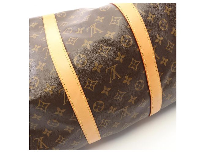 Borsa Boston Louis Vuitton Keepall 55 Marrone - vista 7