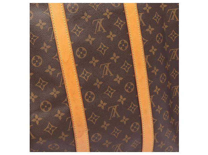 Borsa Boston Louis Vuitton Keepall 55 Marrone - vista 11