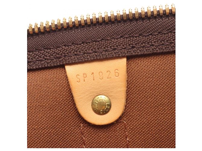 Borsa Boston Louis Vuitton Keepall 55 Marrone - vista 5
