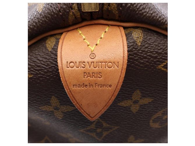 Borsa Boston Louis Vuitton Keepall 55 Marrone - vista 4