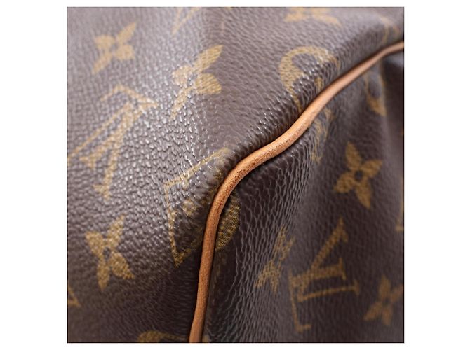 Borsa Boston Louis Vuitton Keepall 55 Marrone - vista 7