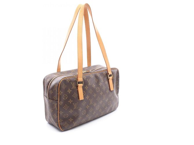 Borsa a Spalla Louis Vuitton Cite GM Marrone - vista 2