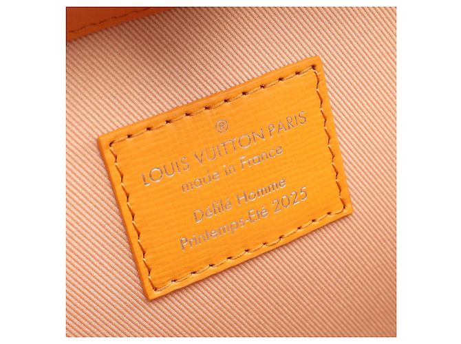 Borsa Louis Vuitton blu e arancione - vista 4