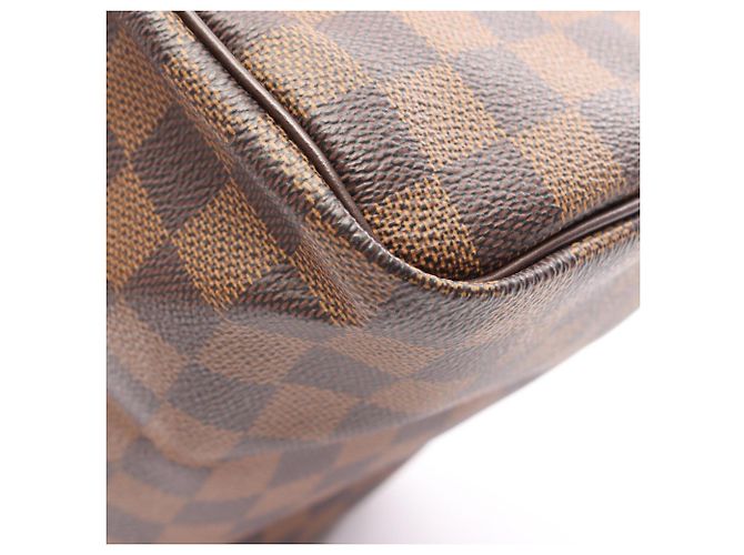 Borsa Louis Vuitton Speedy 25 Damier Ebene Marrone - vista 10