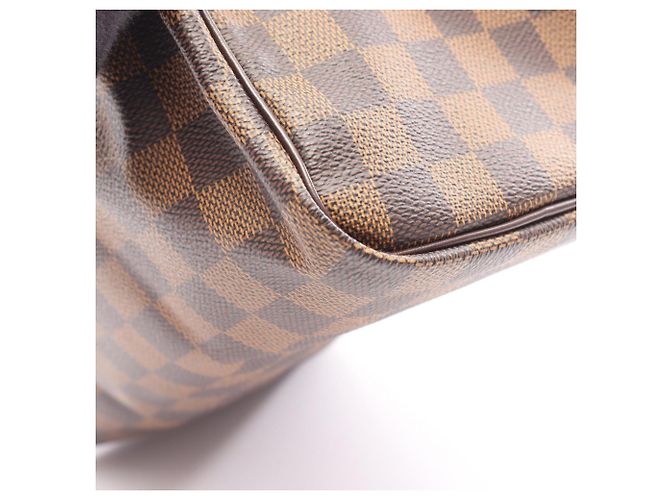 Borsa Louis Vuitton Speedy 25 Damier Ebene Marrone - vista 11
