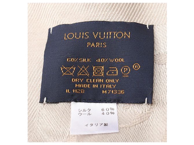 Chal Louis Vuitton Monogram Beige - vista 3