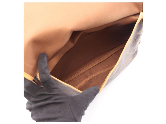 Borsa a Spalla Louis Vuitton Saumur 30 Marrone - vista 4