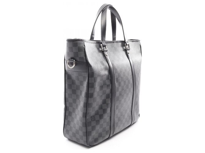 Louis Vuitton Tadao PM Tote/Borsa a 2 vie Nero - vista 2