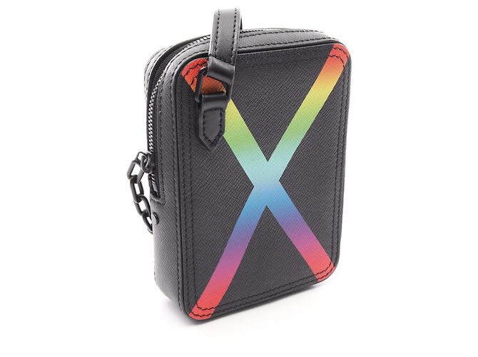 Borsa a tracolla Louis Vuitton Danube Messenger Nero - vista 2