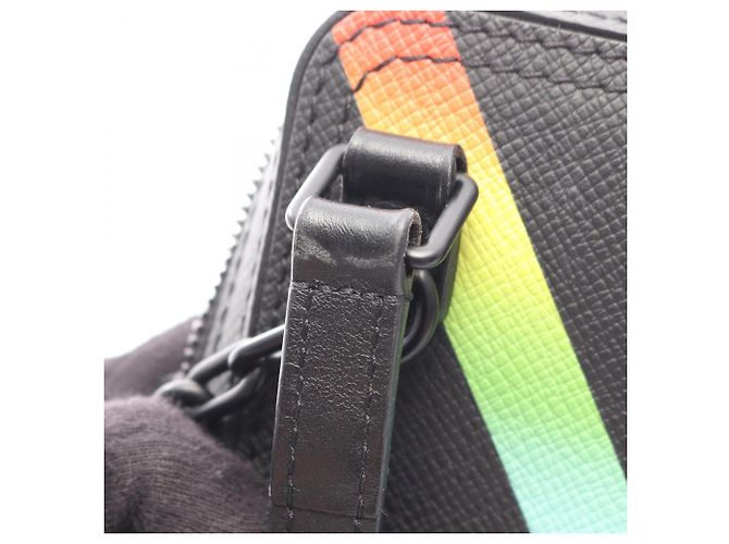 Borsa a tracolla Louis Vuitton Danube Messenger Nero - vista 6