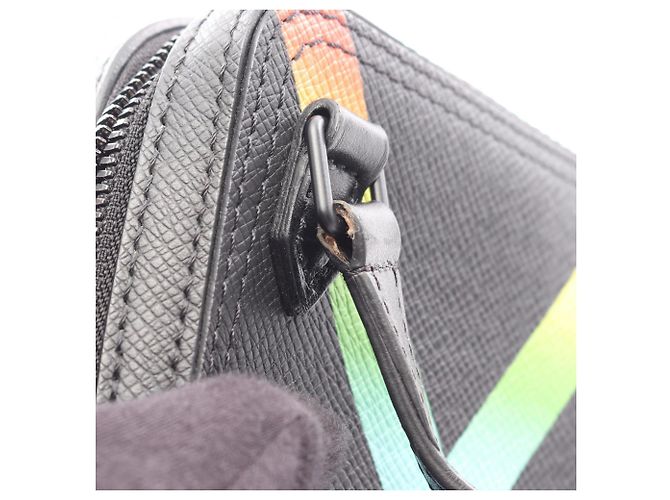 Borsa a tracolla Louis Vuitton Danube Messenger Nero - vista 7