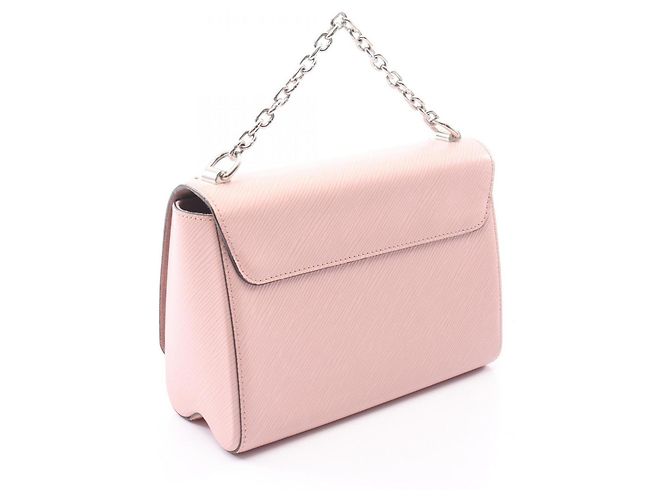 Borsa 2-Way Louis Vuitton Twist MM Rosa Bianco - vista 2