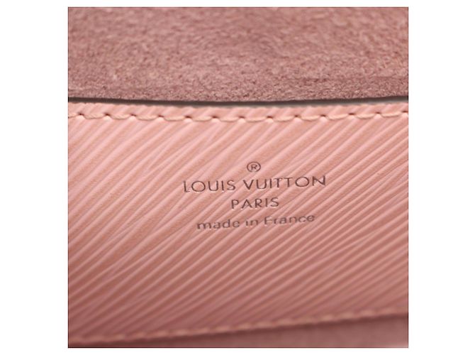 Borsa 2-Way Louis Vuitton Twist MM Rosa Bianco - vista 4