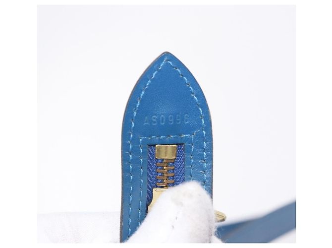 Louis Vuitton Saint Jacques Epi GM Blu - vista 7