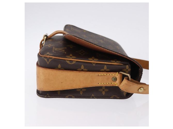 Louis Vuitton Cartouchiere Monogram MM Marrone - vista 3