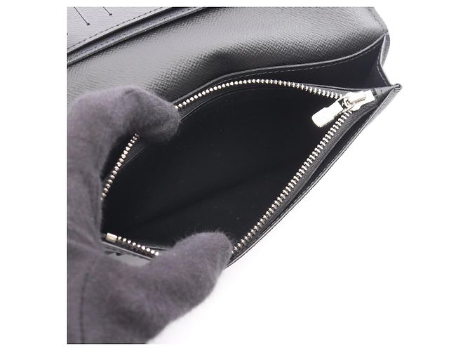Louis Vuitton Portefeuille Brazza Damier Graphite Bi-Fold Long Wallet Black - view 4