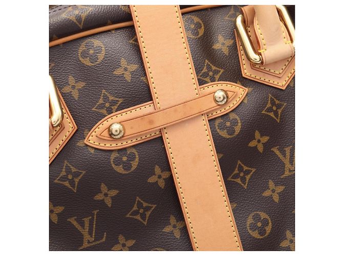 Borsa Louis Vuitton Manhattan GM Marrone - vista 10