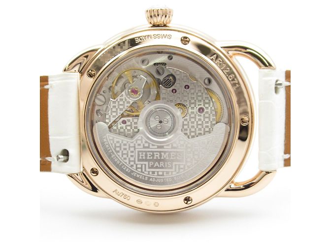 Hermès Hermes Arceau Grande Turarara Bride et Maure Uhr - Ansicht 5