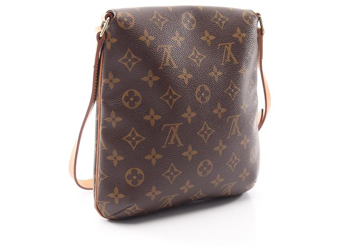 Borsa a tracolla Louis Vuitton Musette Salsa Short Strap Marrone - vista 2