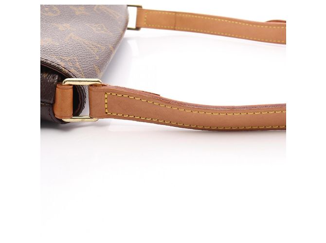 Borsa a tracolla Louis Vuitton Musette Salsa Short Strap Marrone - vista 8